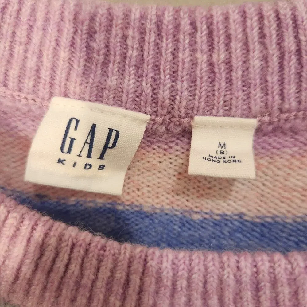 Gap Happy Kids Stripe Sweater Dress - Size M(8)